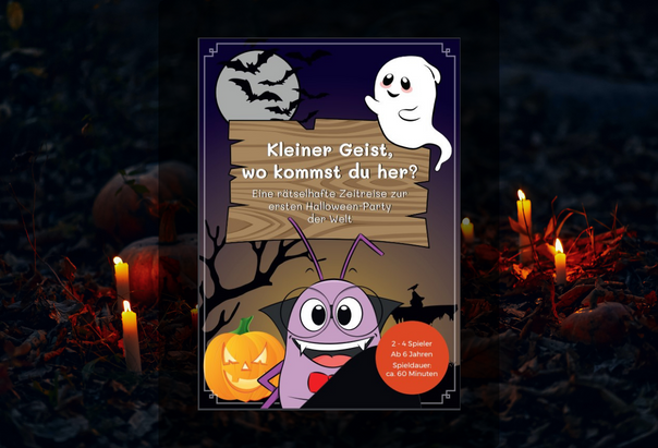 Entdecke die Halloween-Schnitzeljagd für Kinder bei Lesefloh.de!