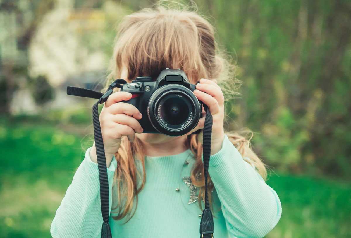 Fotografieren lernen für Kinder ist gar nicht schwer: Benutzt die Fotos für ein Frühlings Album!